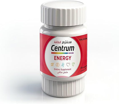Centrum Energy Multivitamin Supplement with Ginseng and Ginkgo 30-Tablets
