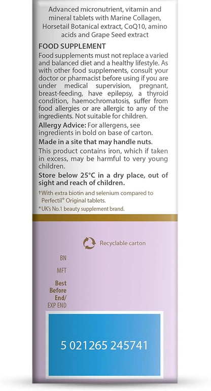 Perfectil Vitabiotics Plus Hair, 60 Tablets