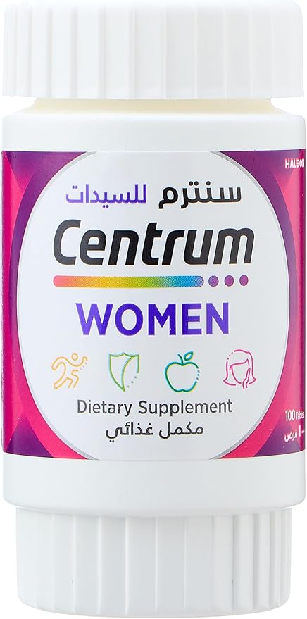 Centrum Women Iron, Calcium and Folic Acid Multivitamin 100-Tablet