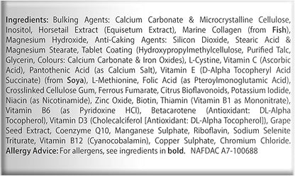 Perfectil Vitabiotics Plus Hair, 60 Tablets